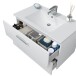 Waschtisch-Set >ECO KIT< in Weiß glänzend - 80x50x45 (BxHxT)