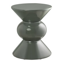 Beistelltisch >Rosolina< in Grün, Fiberglas -...