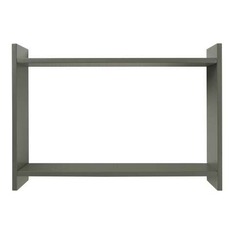 Wandregal >Bamberg< in Grün, MDF - 50x35x14,5cm (BxHxT)
