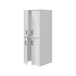 Waschmaschinenumbauschrank >LAUNDRY< (2-teilig) in weiss - 69x175x67 (BxHxT)