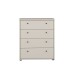 Schubkastenkommode >TEMPRA2< in Sand - 73,7x85,5x34,8cm (BxHxT)