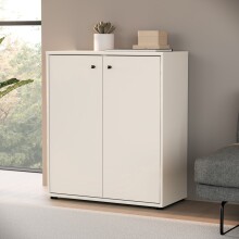 Kommode >TEMPRA2< in Sand - 73,7x85,5x34,8cm (BxHxT)