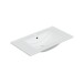 Waschtisch-Set >LEA< (2-tlg.) inkl. Waschbecken, Eiche Dekor / Anthrazit - 80x86x45 (BxHxT)