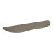 Wandboard >Botta< in Braun, MDF - 57x2,5x19cm (BxHxT)