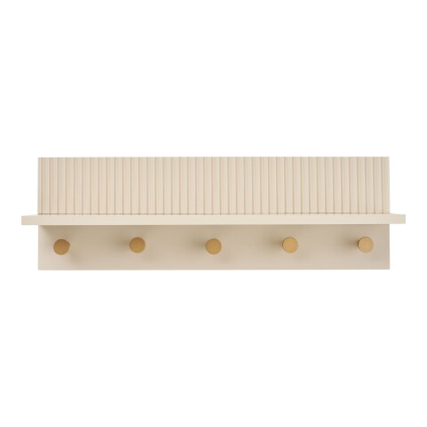 Garderobenleiste >Rocca< in Beige, MDF - 50x16x12cm (BxHxT)