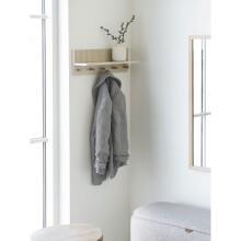 Garderobenleiste >Rocca< in Beige, MDF - 50x16x12cm (BxHxT)