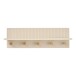 Garderobenleiste >Rocca< in Beige, MDF - 50x16x12cm (BxHxT)