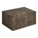 Couchtisch >Prague< in Braun, MDF, Marmodekor - 60x40x80cm (BxHxT)