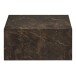 Couchtisch >Prague< in Braun, MDF, Marmodekor - 60x40x80cm (BxHxT)