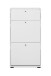 Schuhkipper >Lüneburg< in weiß, Holzwerkstoff - 58x111x25cm (BxHxT)