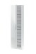 Schuhschrank >KRISTAL< in Artik Weiß - 50x180x22 (BxHxT)