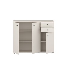 Sideboard >TEMPRA2< in Sand - 108,8x85,5x34,8cm (BxHxT)