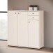 Sideboard >TEMPRA2< in Sand - 108,8x111,1x34,8cm (BxHxT)