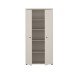 Stauraumschrank >TEMPRA2< in Sand - 73,7x149,5x34,8cm (BxHxT)