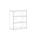 Regal >TEMPRA2< in Sand, Spanlatte - 73,7x85,5x34,8cm (BxHxT)