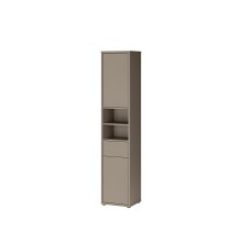 Seitenschrank >ALICE SPRINGS< in Taupe - 39,8x191,9x34,9cm (BxHxT)