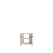 Waschbeckenunterschrank >VERIS< in Sand - 68,6x62x34,8cm (BxHxT)
