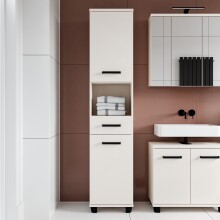 Seitenschrank >VERIS< in Sand - 40,2x186,8x34,8cm...