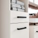 Seitenschrank >VERIS< in Sand - 40,2x186,8x34,8cm (BxHxT)