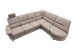 Ecksofa >Ludwigshafen< in dunkelgrau - 236x113x275cm (BxHxT)