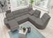 Ecksofa >Ludwigshafen< in 1219 Toro anthrazit - 236x113x275cm (BxHxT)