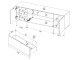 Lowboard >Bari< in Schilf grün, Spannplatte, MDF - 180x55x41cm (BxHxT)