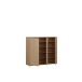 Schuhkommode >ALICE SPRINGS< in Elegancia Eiche Dekor - 109,2x99,1x34,9 (BxHxT)