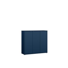 Schuhkommode >ALICE SPRINGS< in Nachtblau - 109,2x99,1x34,9cm (BxHxT)