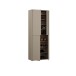 Schuhschrank >ALICE SPRINGS< in Taupe - 74,5x191,9x34,9cm (BxHxT)