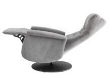 Relaxsessel >Lavina< 3-stufig verstellbar, Herzwaage-Funktion, grau - 72x118x85cm (BxHxT)