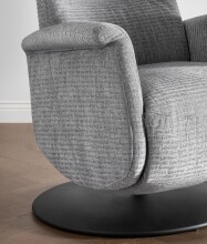 Relaxsessel >Lavina< 3-stufig verstellbar, Herzwaage-Funktion, grau - 72x118x85cm (BxHxT)