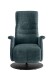 Relaxsessel >Lavina< 3-stufig verstellbar, Herzwaage-Funktion, in ocean - 72x118x85 (BxHxT)