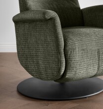 Relaxsessel >Lavina< 3-stufig verstellbar, Herzwaage, in Farbe olive - 72x118x85 (BxHxT)