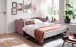 Schlafsofa >Mariya< Liegefläche 120x198 cm, brombeere - 147x89x87cm (BxHxT)