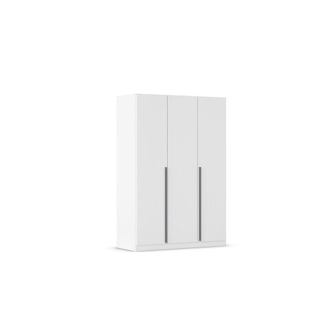 Drehtürenschrank >Alba< in alpinweiß, Holzwerkstoff - 136x197x54cm (BxHxT)