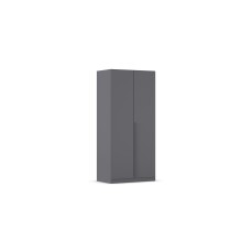 Drehtürenschrank >Alba< in grau metallic,...