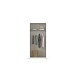 Drehtürenschrank >Alba< in grau metallic, Holzwerkstoff - 91x197x56cm (BxHxT)