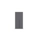 Drehtürenschrank >Alba< in grau metallic, Holzwerkstoff - 91x197x56cm (BxHxT)