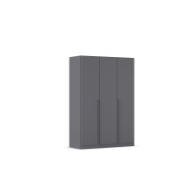 Drehtürenschrank >Alba< in grau metallic,...