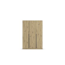 Drehtürenschrank >Alba< inkl. Schubladen, Eiche Artisan Dekor - 136x197x54 (BxHxT)