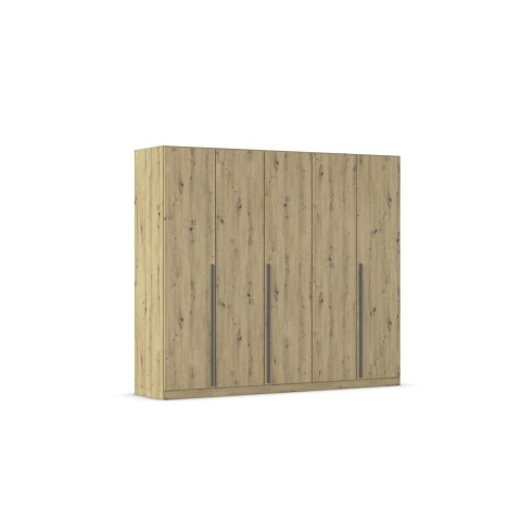 Drehtürenschrank >Alba< inkl. Inneneinteilung, Eiche Artisan Dekor - 226x197x54 (BxHxT)