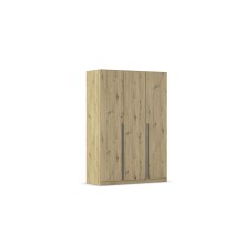 Drehtürenschrank >Alba< in Eiche Artisan Dekor...
