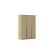 Drehtürenschrank >Alba< in Eiche Artisan Dekor - 136x197x54 (BxHxT)