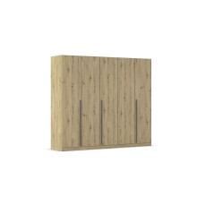 Drehtürenschrank >Alba< in Eiche Artisan Dekor...