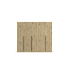 Drehtürenschrank >Alba< in Eiche Artisan Dekor - 226x197x54 (BxHxT)