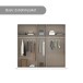 Drehtürenschrank >Alba< in Eiche Artisan Dekor - 226x197x54 (BxHxT)
