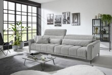 Big-Sofa >Wolve< 2x elektr. Verstellung, Kissen,...