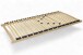 Lattenrost >Nova< in naturfarben-anthrazit, Holz - 200x120x7cm (LxBxH)
