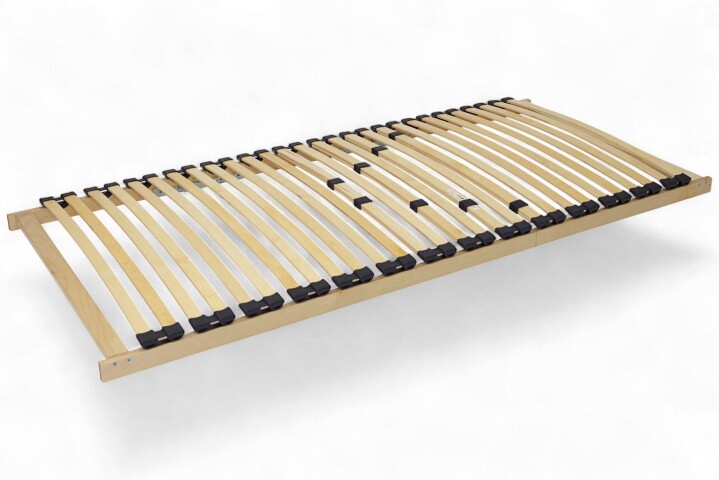 Lattenrost >Nova< in naturfarben-anthrazit, Holz - 200x140x7cm (LxBxH)