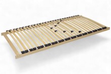 Lattenrost >Linea< in naturfarben-anthrazit, Holz - 200x80x7,5cm (LxBxH)